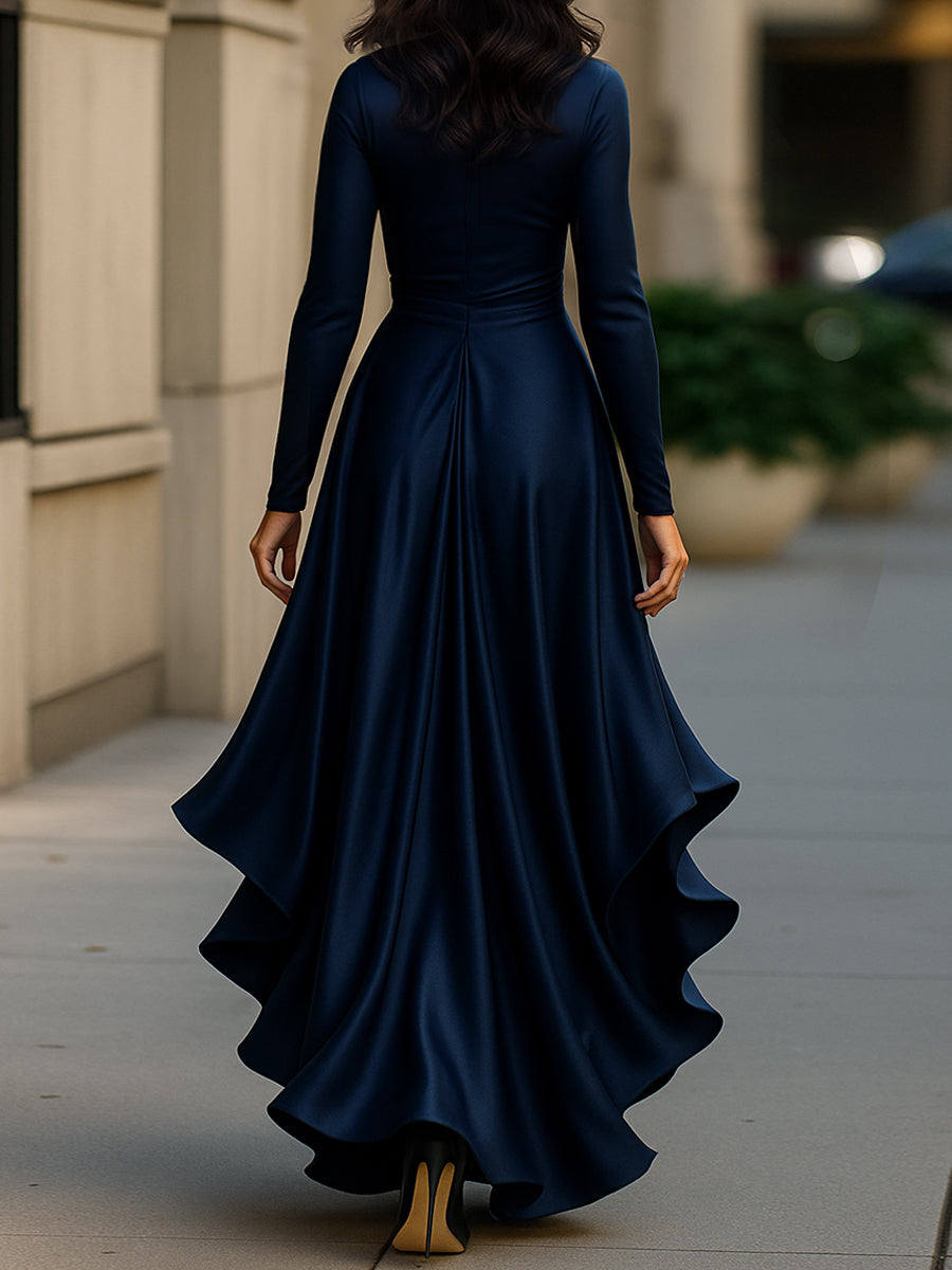 Victoria™ | Elegant Evening Wrap Dress