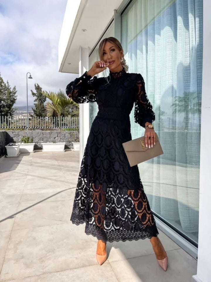 Joanne™ | Elegant Lace Midi Dress