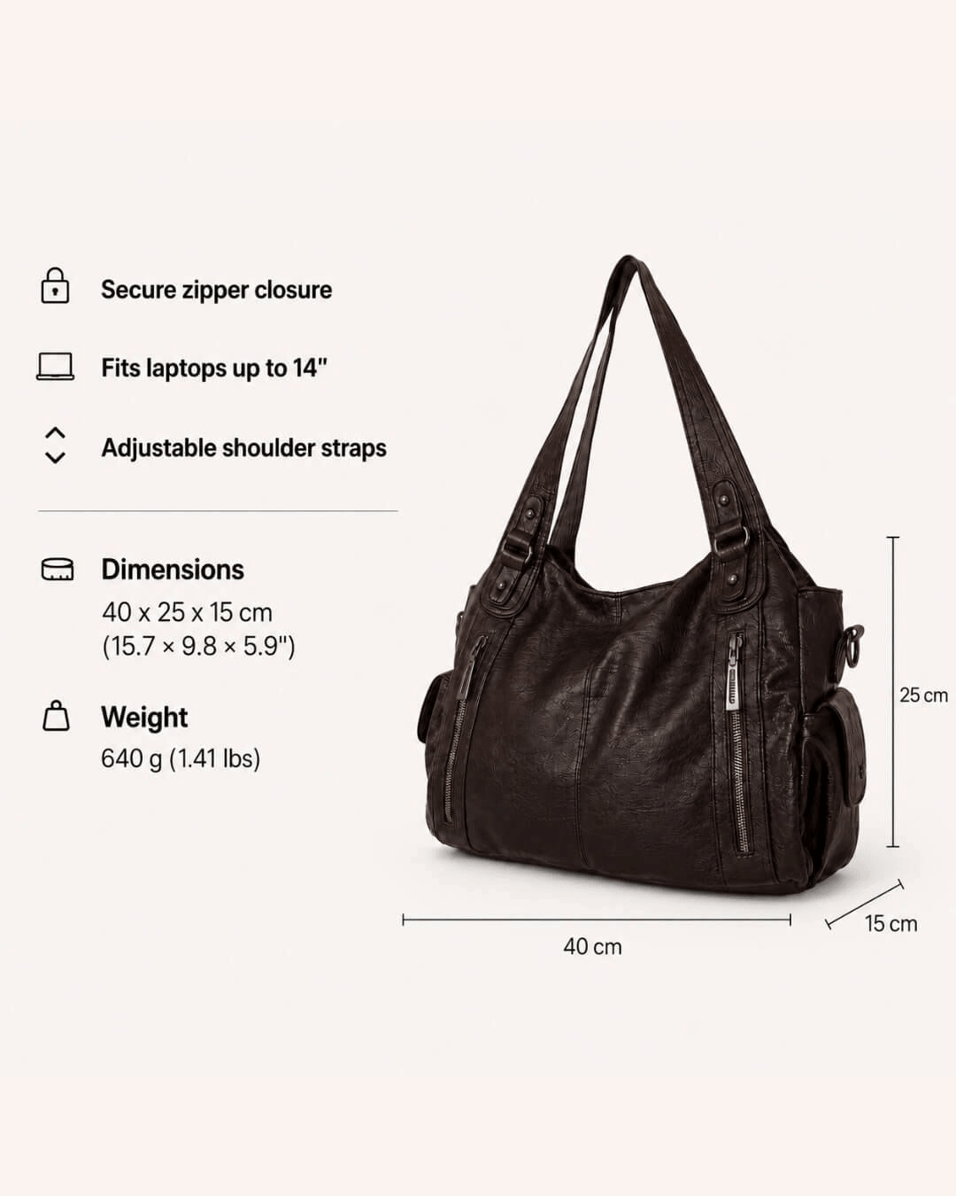 Caroline | Everyday Shoulder Bag