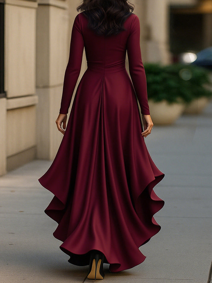 Victoria™ | Elegant Evening Wrap Dress