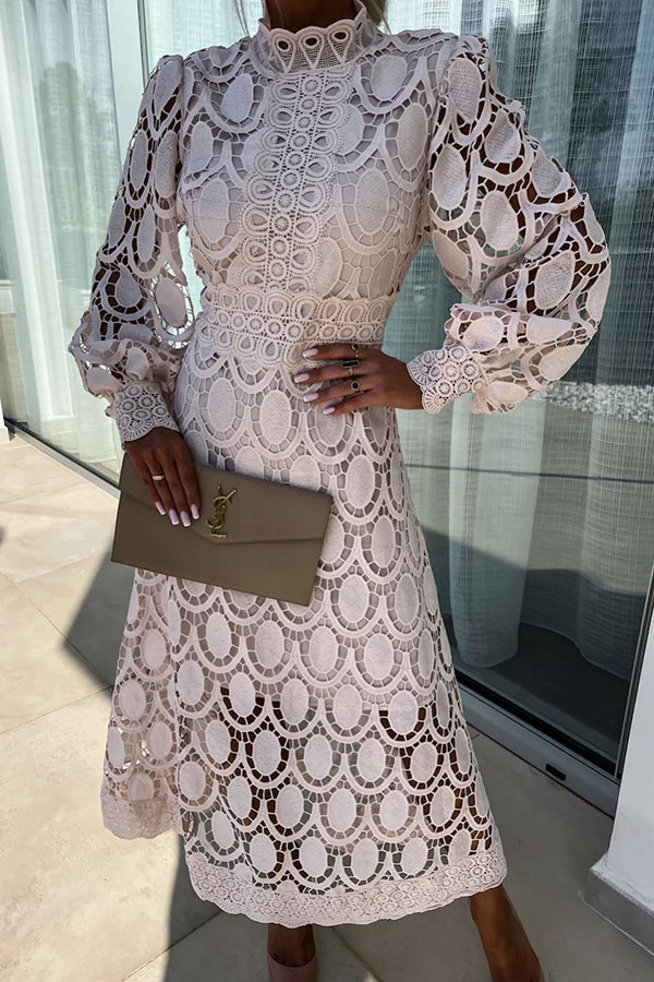 Joanne™ | Elegant Lace Midi Dress