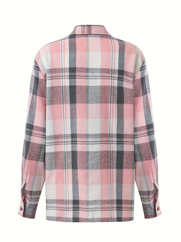 Madeline Plaid Shirt Jacket