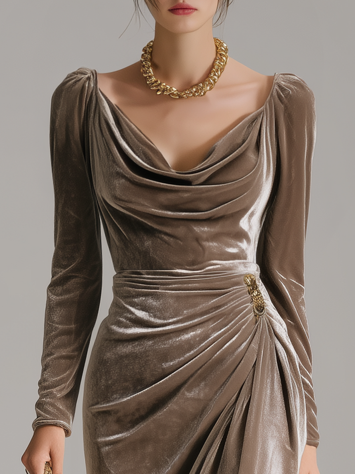 Victoria™ | Luxe Velvet Evening Dress