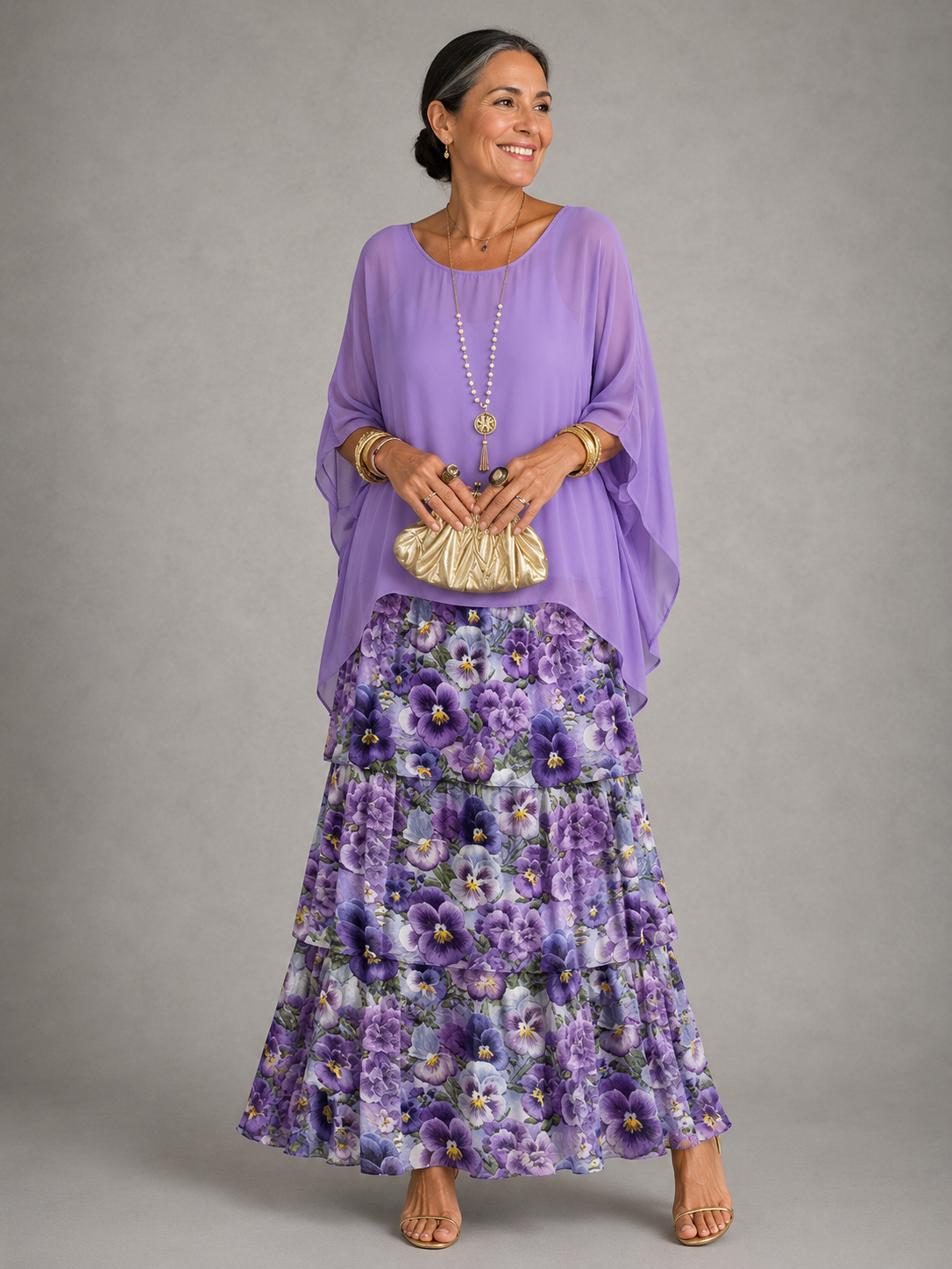 Lilac with Flowers / 4XL