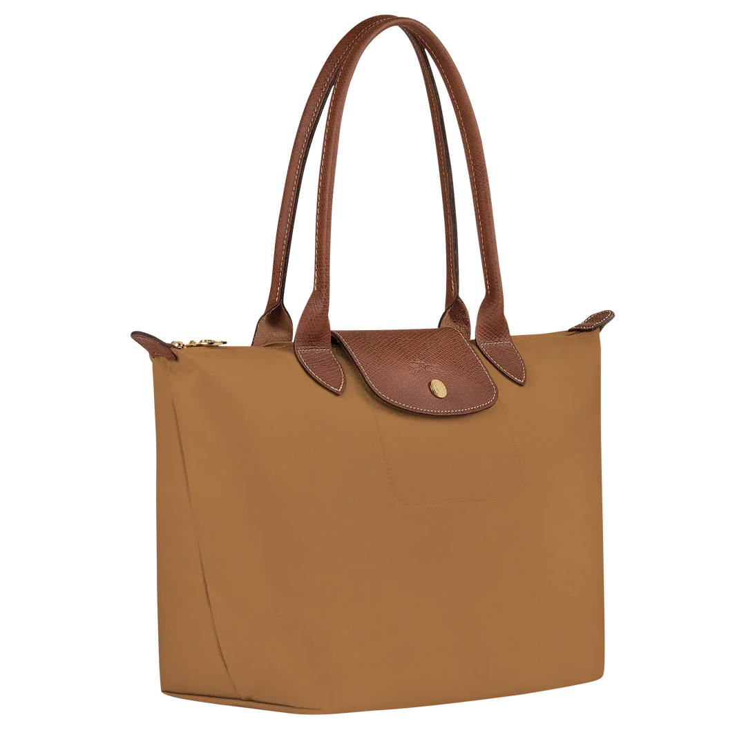 Fawn medium tote bag with curved handles and front patch pocket