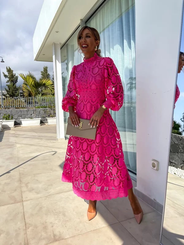 Joanne™ | Elegant Lace Midi Dress
