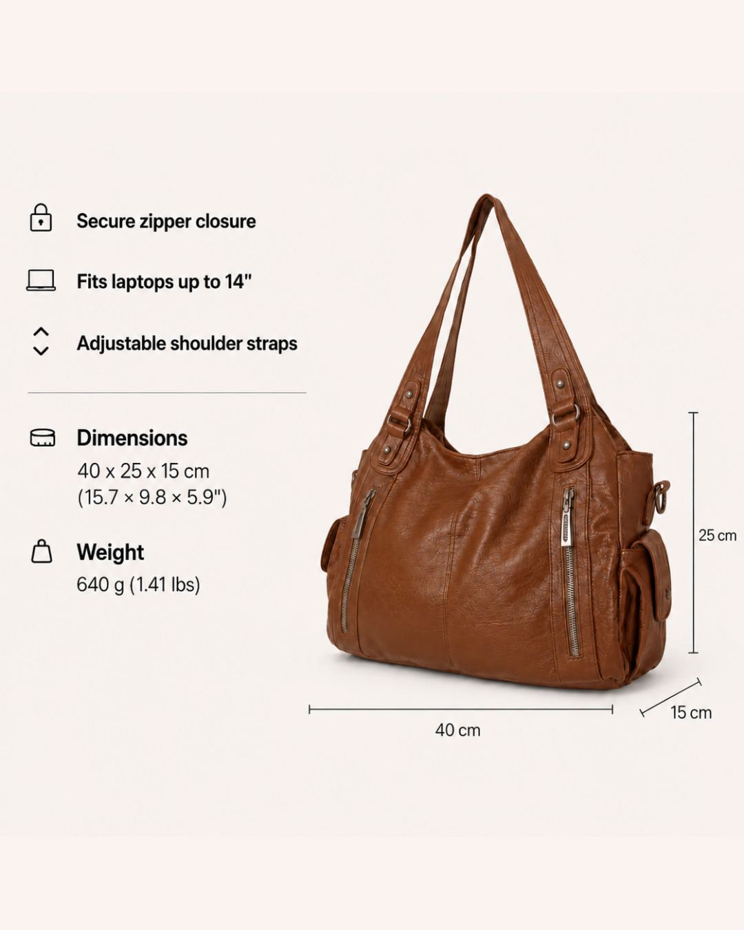 Caroline | Everyday Shoulder Bag