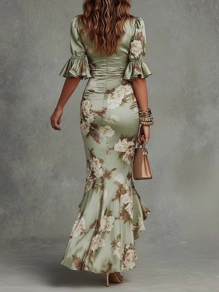 Denise™ | Elegant Floral Maxi Dress