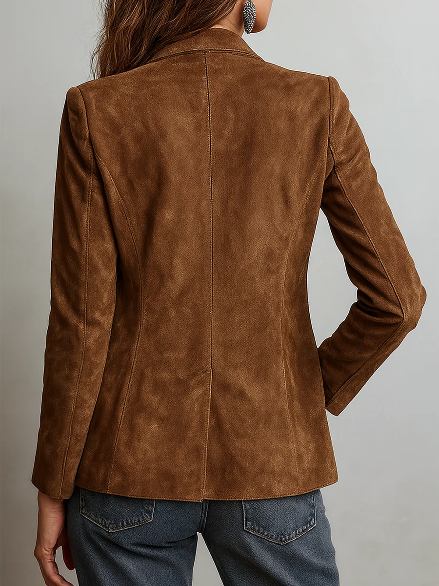 Caroline | Vintage Brown Blazer