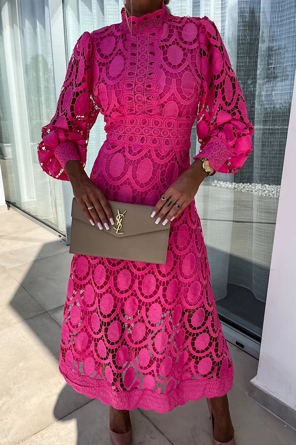 Joanne™ | Elegant Lace Midi Dress