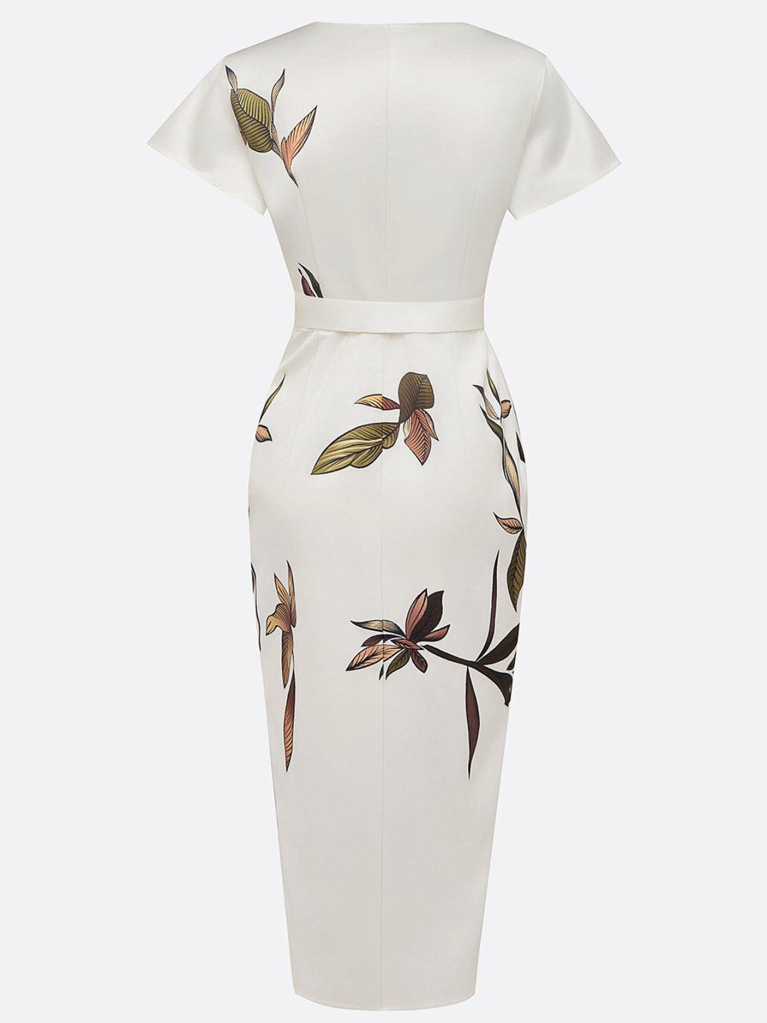 Margaret™ | Elegant Floral Wrap Dress