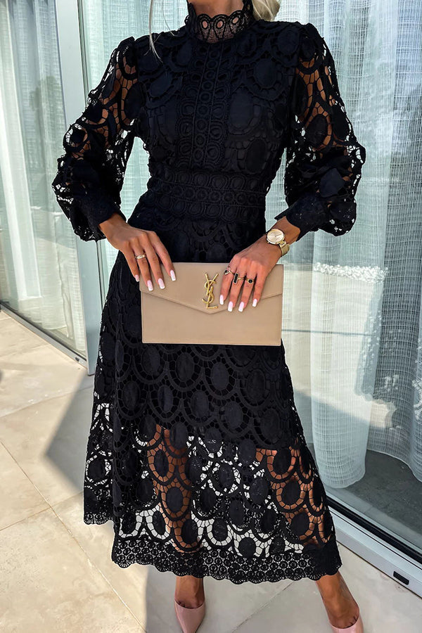 Joanne™ | Elegant Lace Midi Dress
