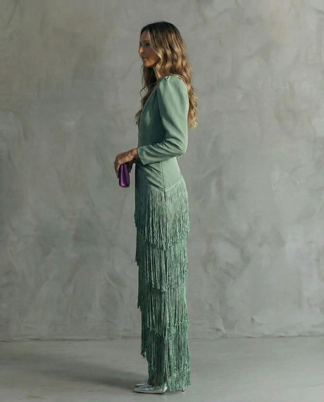Vivienne™ | Elegant Fringe Evening Dress