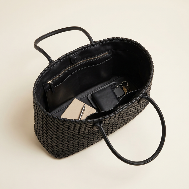 Jenna — Woven Tote Bag