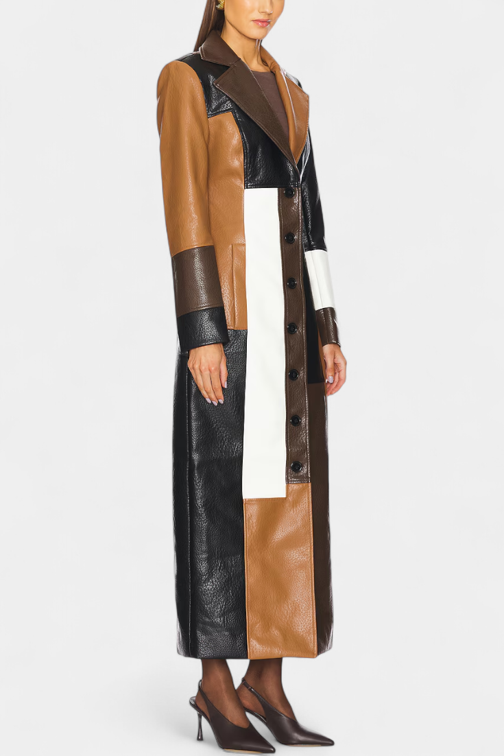 Camille | Colorblock Statement Coat