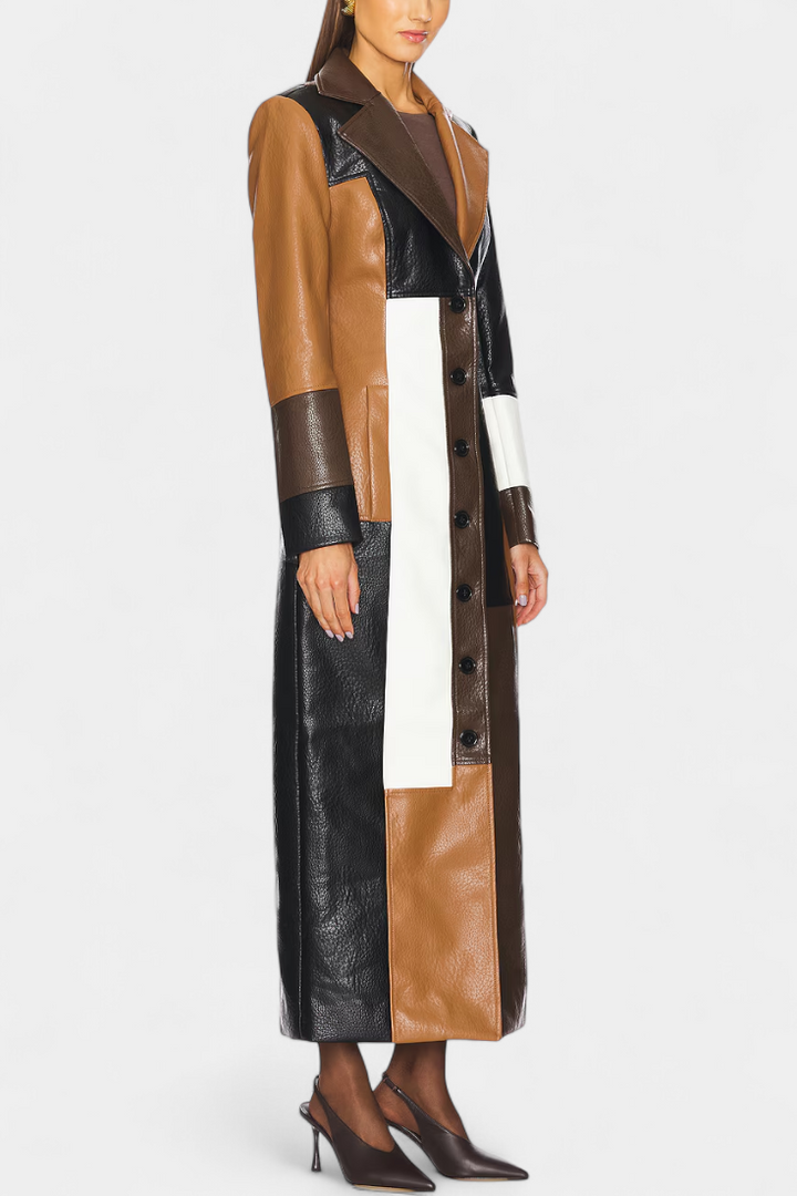Camille | Colorblock Statement Coat