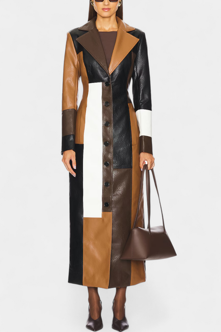 Camille | Colorblock Statement Coat
